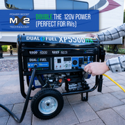 Image of DuroMax XP5500HX 5,500 Watt Dual Fuel Portable HX Generator w/ CO Alert