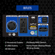 Image of DuroMax XP5500HX 5,500 Watt Dual Fuel Portable HX Generator w/ CO Alert