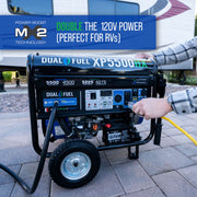 Image of DuroMax XP5500HX 5,500 Watt Dual Fuel Portable HX Generator w/ CO Alert Generator DuroMax 