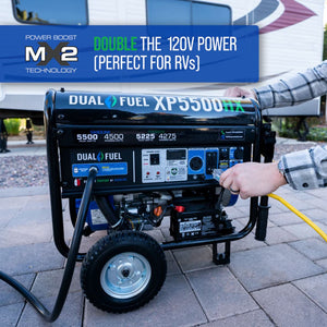 DuroMax XP5500HX 5,500 Watt Dual Fuel Portable HX Generator w/ CO Alert Generator DuroMax 