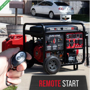 Image of DuroStar DS13000MX 13,000 Watt Dual Fuel Portable Generator w/ CO Alert Generator DuroMax 