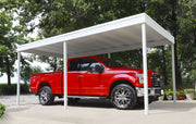 Image of Freestanding Carport/Patio Cover - Eggshell Canopy Arrow 