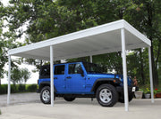 Image of Freestanding Carport/Patio Cover - Eggshell Canopy Arrow 