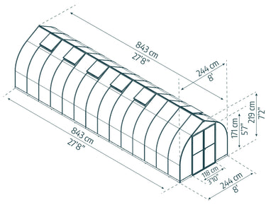 Palram - Canopia | Bella Greenhouse Greenhouses Palram - Canopia 