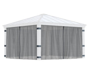 Image of Palram - Canopia | Dallas 14' Gazebo Netting Set Accessories Palram - Canopia 14x14 