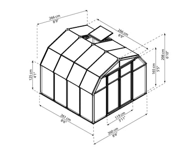 Palram - Canopia | Hobby Gardener Greenhouse Greenhouses Palram - Canopia 