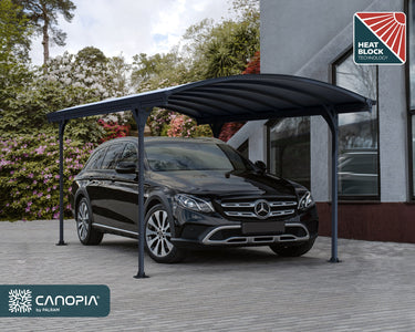 Palram - Canopia | Vitoria 5000 10' x 16' Carport Gray/Gray Carport Palram - Canopia 