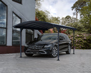 Image of Palram - Canopia | Vitoria 5000 10' x 16' Carport Gray/Gray Carport Palram - Canopia 