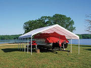 Image of ShelterLogic SuperMax Canopy 18 x 30 ft. White Canopy ShelterLogic 