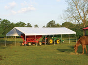 Image of ShelterLogic SuperMax Canopy 18 x 40 ft. White Canopy ShelterLogic 