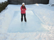 Image of Gazebo Penguin Backyard Skating Rink Simple Rink® 10 Feet x 20 Feet Skating Rink Gazebo Penguin 