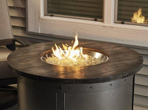 OGC Edison Round Gas Fire Pit Table – The Better Backyard