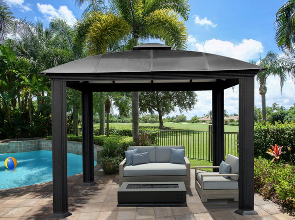 Paragon 12 x 12 Cambridge Hard Top Gazebo – The Better Backyard